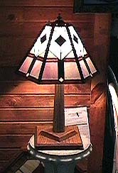Frank Lloyd Wright stained glass Lamp
