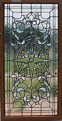 compass rose stained glass
