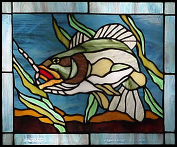 Bass stained glass