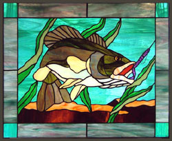 bass stained
                  glass